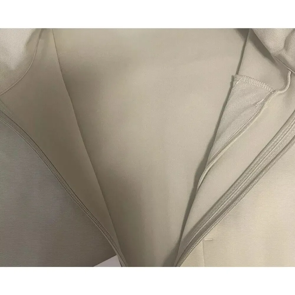 Original Penguin Neutral Beige Sport Lightweight Full Zip Jacket Size Large‎ NWT